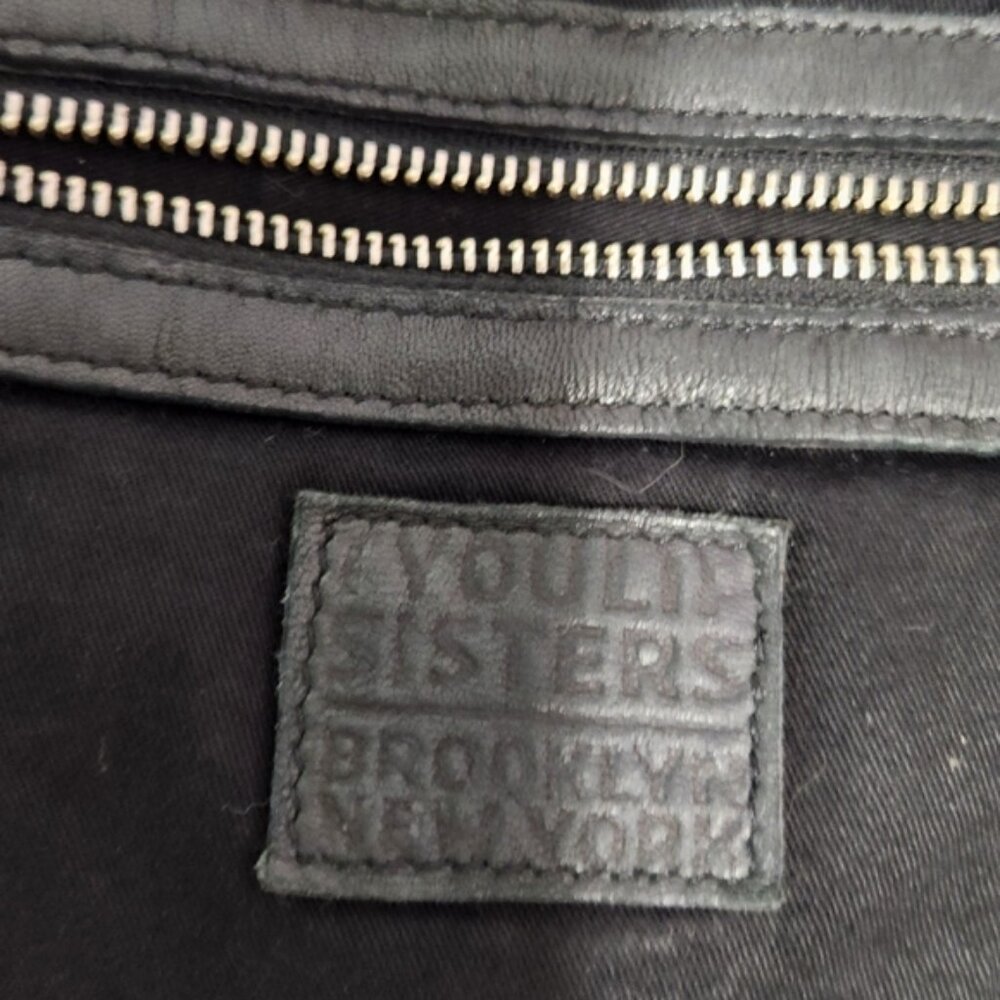 Tyoulip Sisters Lamb Leather women's handbag size OS black - Picture 5 of 11